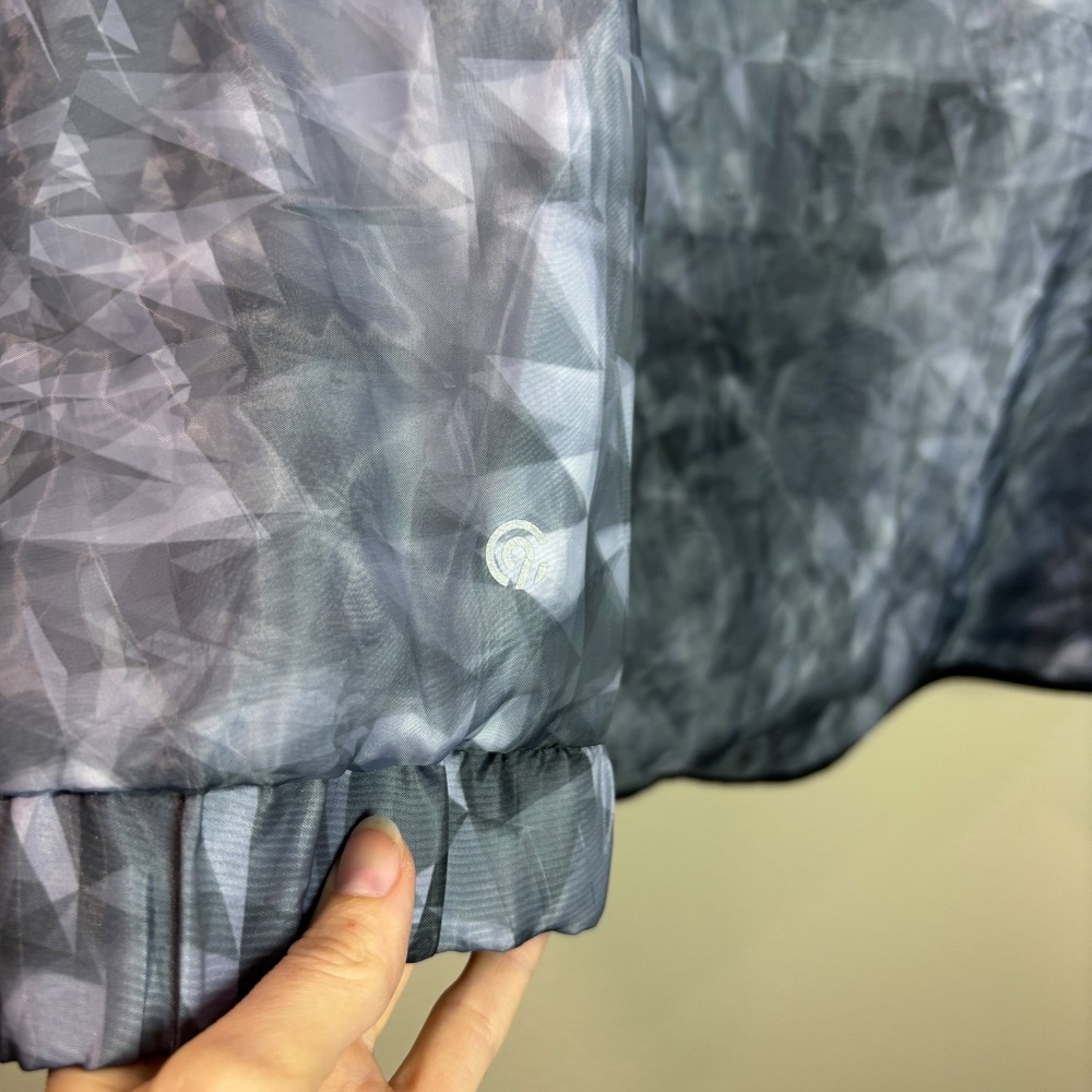 Champion Holographic Windbreaker Jacket Side Zip Vents‎ Funnel Neck Pockets 2XL - Picture 11 of 14